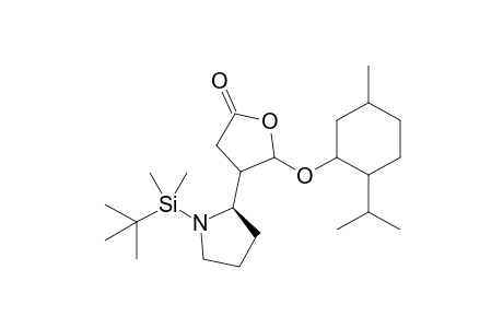 (2' R)-5-(Menthyloxy)-4-[1'-(t-butyldimethylsilyl)pyrrolidin-2'-yl]-4,5-dihydrofuran-2(3H)-one