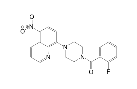 quinoline, 8-[4-(2-fluorobenzoyl)-1-piperazinyl]-5-nitro-