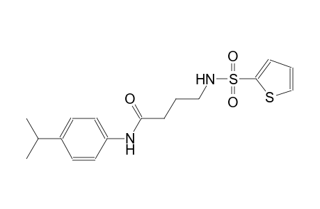 butanamide, N-[4-(1-methylethyl)phenyl]-4-[(2-thienylsulfonyl)amino]-