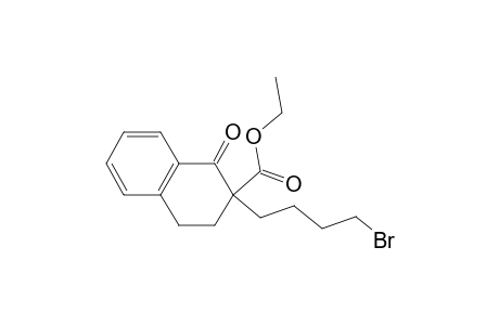 2-(4-bromobutyl)-1-keto-tetralin-2-carboxylic acid ethyl ester