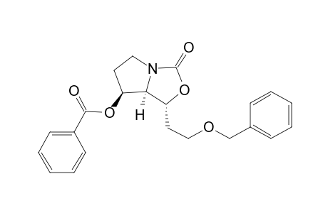 1H,3H-Pyrrolo[1,2-c]oxazol-3-one, 7-(benzoyloxy)tetrahydro-1-[2-(phenylmethoxy)ethyl]-, (1.alpha.,7.beta.,7a.alpha.)-