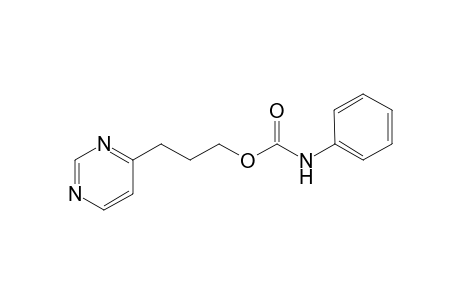 3-Pyrimidin-4-ylpropyl N-phenylcarbamate