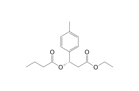 (3S)-Ethyl .beta.-butyryloxy-.beta.-(p-methylphenyl)propionate