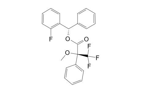 (S)-(2-FLUOROPHENYL)-PHENYLMETHYL-(R)-3,3,3-TRIFLUORO-2-METHOXY-2-PHENYLPROPANOATE