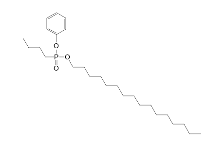 Butylphosphonic acid, hexadecyl phenyl ester