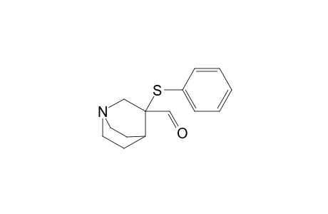 3-Phenylthio-1-azabicyclo[2.2.2]octan-3-carbaldehyde