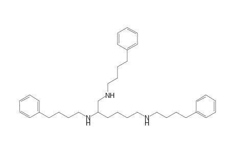 N,N'-bis(4"-Phenylbutyl)-2-[(4'-phenylbutyl)aminomethyl]pentane-1,5-diamine