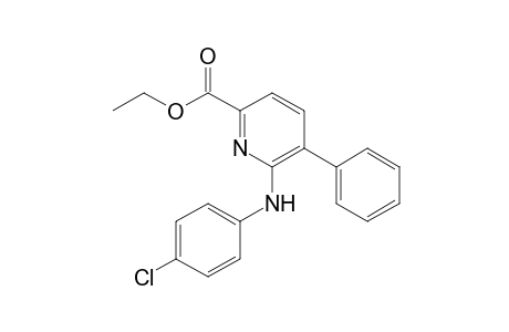 Ethyl 6-(4-chlorophenylamino)-5-phenyl-2-pyridinecarboxylate