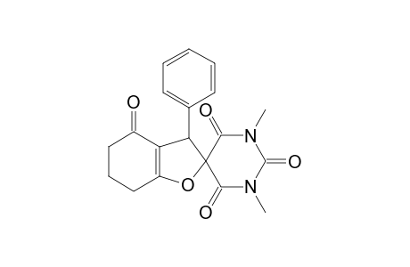1',3'-Dimethyl-3-phenyl-3,5,6,7-tetrahydro-2'H,4H-spiro[benzofuran-2,5'-pyrimidine]-2',4,4',6'(1'H,3'H)-tetraone