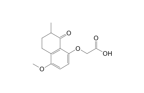 [(4-methoxy-7-methyl-8-oxo-5,6,7,8-tetrahydro-1-naphthyl)oxy]acetic acid