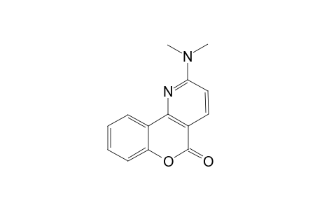 2-Dimethylamino-5-oxo-chromeno[4,3-b]-pyridine