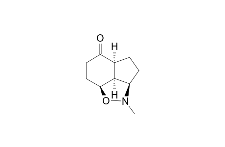 cis-1-Methylindano[3,3a,4-cd]isoxazolidine-5-one