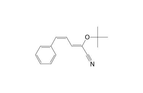 2,4-Pentadienenitrile, 2-(1,1-dimethylethoxy)-5-phenyl-, (Z,?)-