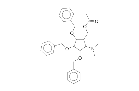 CYCLOPENTANEMETHANOL, 2-(DIMETHYLAMINO)-3,4,5-TRIS(PHENYLMETHOXY)-, ACETATE (ESTER), [1R-(1alpha,2alpha,3beta,4alpha,5beta