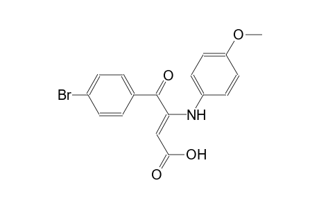(2Z)-4-(4-bromophenyl)-3-(4-methoxyanilino)-4-oxo-2-butenoic acid