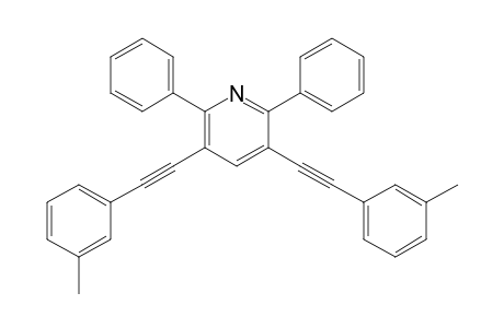 2,6-Diphenyl-3,5-bis(m-tolylethynyl)pyridine