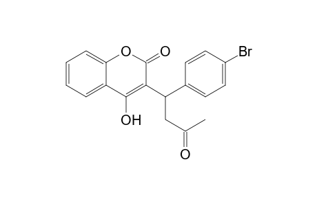 4-Hydroxy-3-[1'-(p-bromophenyl)-3'-oxobutyl]-2H-1-benzopyran-2-one