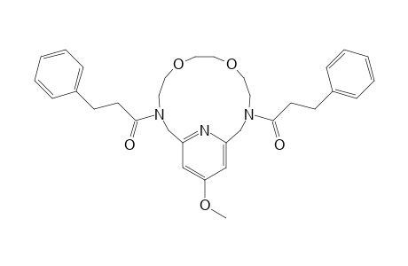 1-(12-hydrocinnamoyl-16-methoxy-6,9-dioxa-3,12,18-triazabicyclo[12.3.1]octadeca-1(17),14(18),15-trien-3-yl)-3-phenyl-propan-1-one