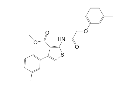 methyl 2-{[(3-methylphenoxy)acetyl]amino}-4-(3-methylphenyl)-3-thiophenecarboxylate