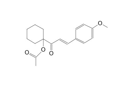 2-propen-1-one, 1-[1-(acetyloxy)cyclohexyl]-3-(4-methoxyphenyl)-, (2E)-