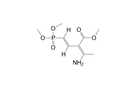(E)-DIMETHYL 3-CARBOMETHOXY-4-AMINO-1,3-PENTADIENYLPHOSPHONATE