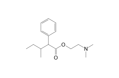 3-Methyl-2-phenylvaleric acid, 2-(dimethylamino)ethyl ester