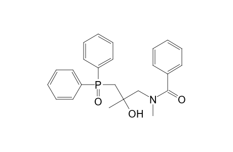 Benzamide, N-[3-(diphenylphosphinyl)-2-hydroxy-2-methylpropyl]-N-methyl-, (.+-.)-