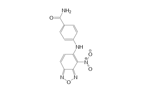 4-[(4-nitro-2,1,3-benzoxadiazol-5-yl)amino]benzamide