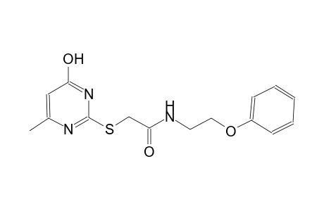 acetamide, 2-[(4-hydroxy-6-methyl-2-pyrimidinyl)thio]-N-(2-phenoxyethyl)-