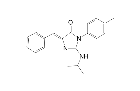 4-Benzylidene-2-(isopropylamino)-1-p-tolyl-1H-imidazol-5(4H)-one