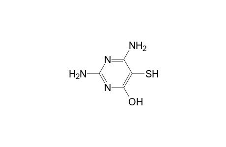 4(1H)-Pyrimidinone, 2,6-diamino-5-mercapto-