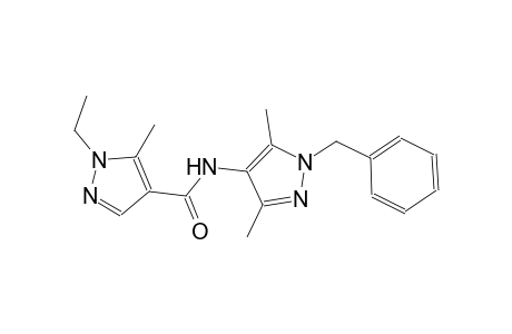 N-(1-benzyl-3,5-dimethyl-1H-pyrazol-4-yl)-1-ethyl-5-methyl-1H-pyrazole-4-carboxamide