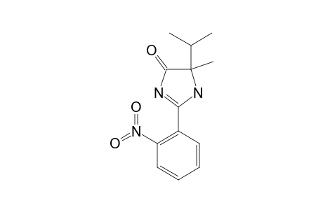 5-methyl-2-(2-nitrophenyl)-5-propan-2-yl-3H-imidazol-4-one