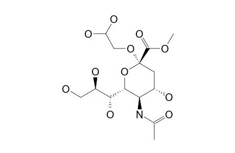 METHYL-(2-OXO-ETHYL-5-ACETAMIDO-3,5-DIDEOXY-D-GLYCERO-ALPHA-D-GALACTO-2-NONULOPYRANOSID)-ONATE