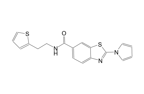 6-benzothiazolecarboxamide, 2-(1H-pyrrol-1-yl)-N-[2-(2-thienyl)ethyl]-