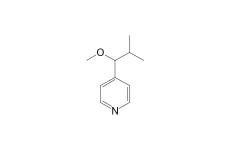 4-(1-Methoxy-2-methylpropyl)pyridine