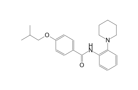 4-isobutoxy-N-[2-(1-piperidinyl)phenyl]benzamide