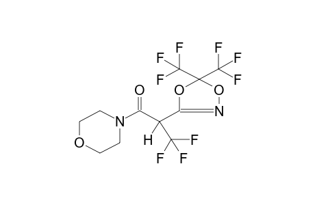 3-(1-MORPHOLINOCARBAMOYL-2,2,2-TRIFLUOROETHYL)-5,5-BIS(TRIFLUOROMETHYL)-1,4,2-DIOXAZOLINE