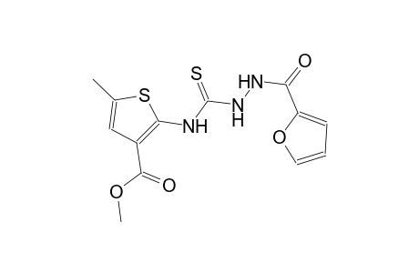 methyl 2-({[2-(2-furoyl)hydrazino]carbothioyl}amino)-5-methyl-3-thiophenecarboxylate