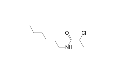 2-Chloranyl-N-hexyl-propanamide