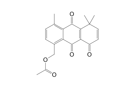 8-ACETYLOXYMETHYL-4,5,5-TRIMETHYLANTHRACEN-1,9,10(4H)-TRIONE