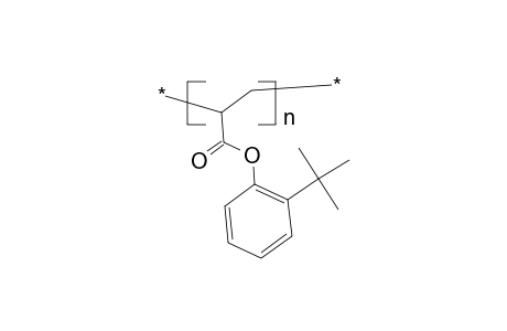 Poly(o-tert-butylphenyl acrylate)