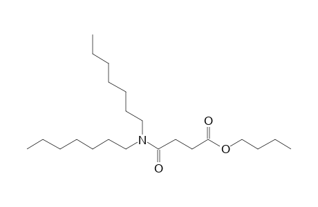 Succinic acid, monoamide, N,N-diheptyl-, butyl ester