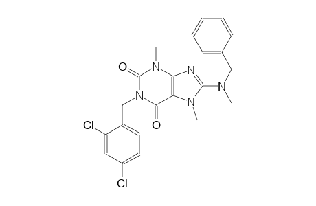 8-[benzyl(methyl)amino]-1-(2,4-dichlorobenzyl)-3,7-dimethyl-3,7-dihydro-1H-purine-2,6-dione