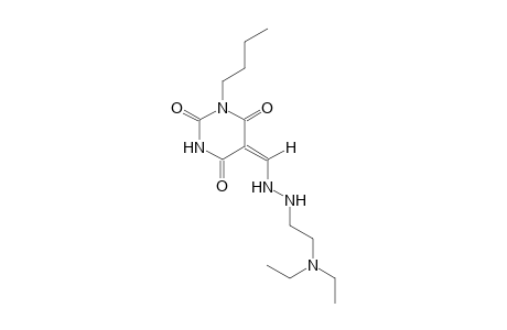 (5E)-1-butyl-5-({2-[2-(diethylamino)ethyl]hydrazino}methylene)-2,4,6(1H,3H,5H)-pyrimidinetrione