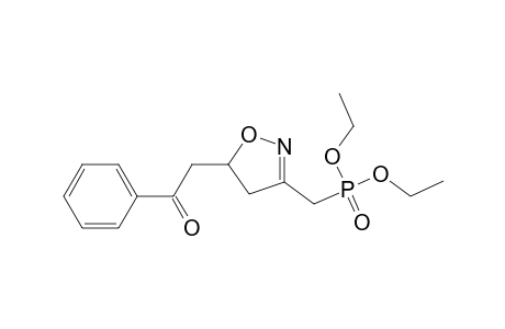 3-[(Diethoxyphosphinyl)methyl]-5-(2-oxo-2-phenylethyl)-2-isoxazoline