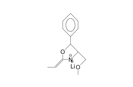 2-Ethylidene-N-lithio-4(S)-methoxymethyl-5(S)-phenyl-2-oxazoline