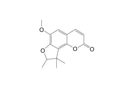 2',3',3'-Trimethylallyl)-2',3'-dihydro-6-methoxyangelicine