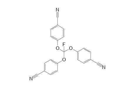 Tris(4-cyanophenoxy)fluoromethane
