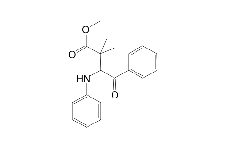 Methyl 2,2-Dimethyl-4-phenyl-3-(N-phenylamino)-4-oxobutanoate